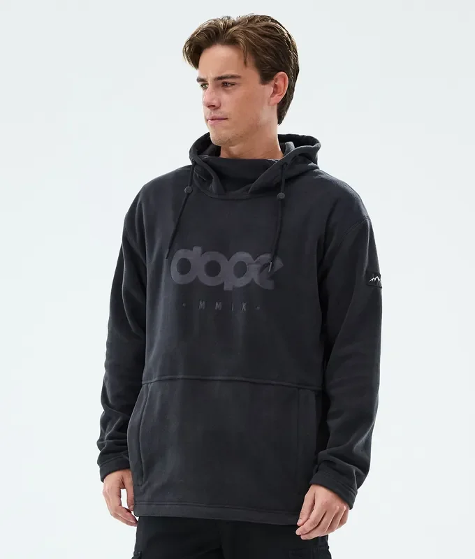 Dope Cozy II Pull Polaire Homme Black Dernière Chance