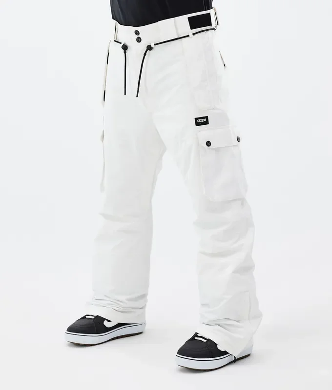 Dope Iconic Pantalon de Snowboard Homme Old White Haute Qualité