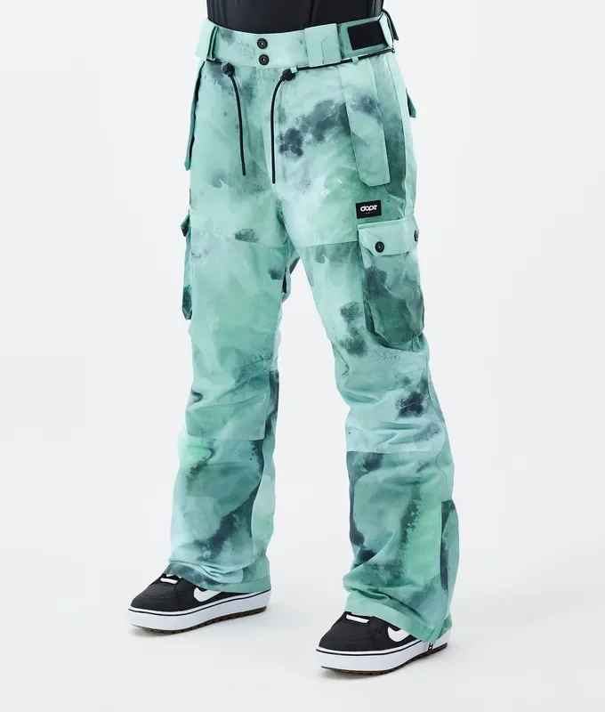 Dope Iconic W Pantalon de Snowboard Femme Liquid Green Promotion