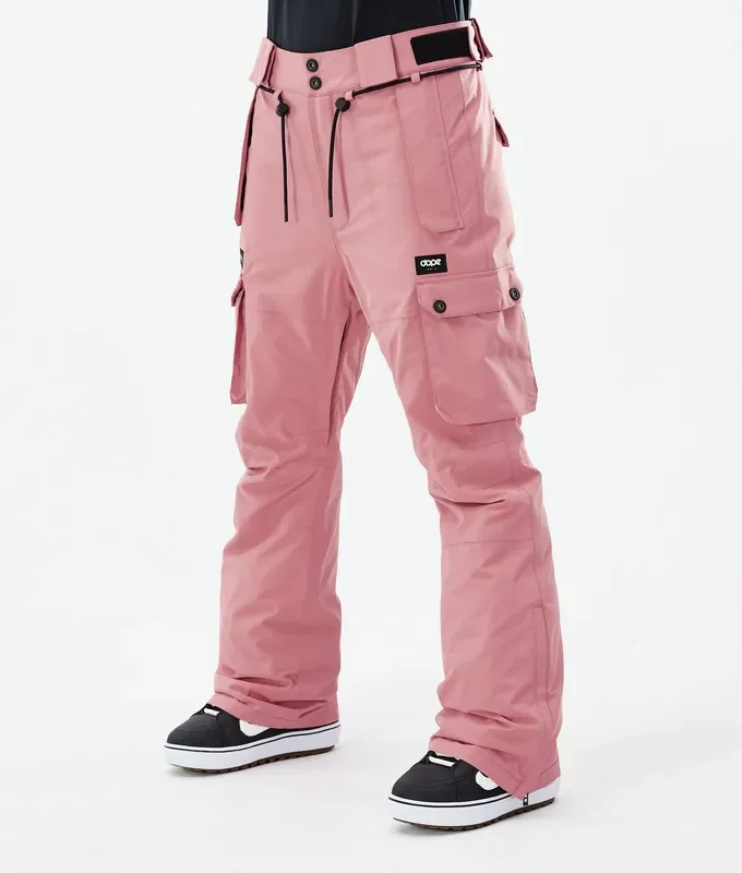 Dope Iconic W Pantalon de Snowboard Femme Pink Retour Gratuit