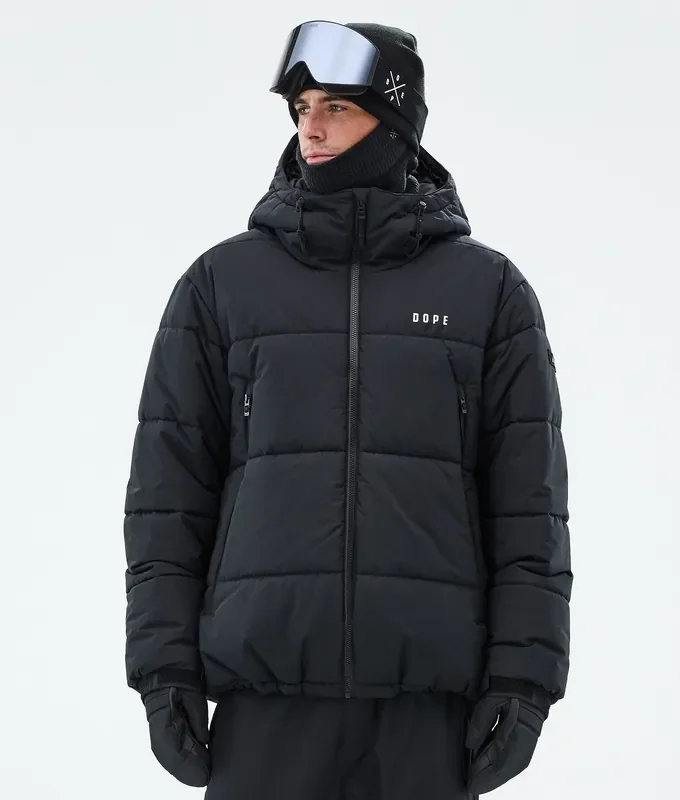 Dope Puffer Veste Snowboard Homme Black Promotion