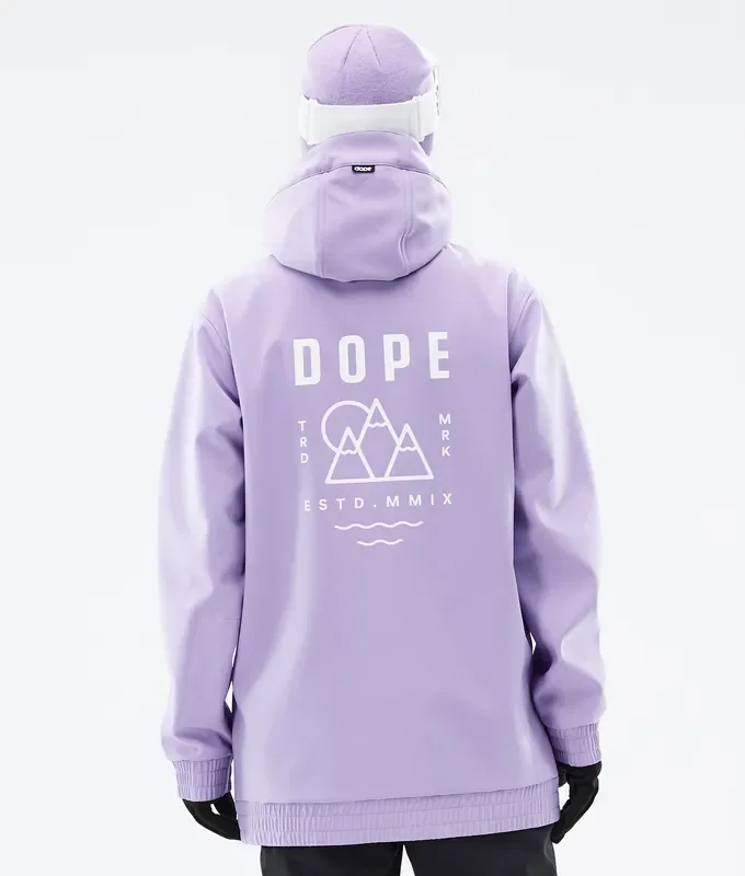 Dope Yeti W 22 Veste Snowboard Femme Summit Faded Violet Exclusif
