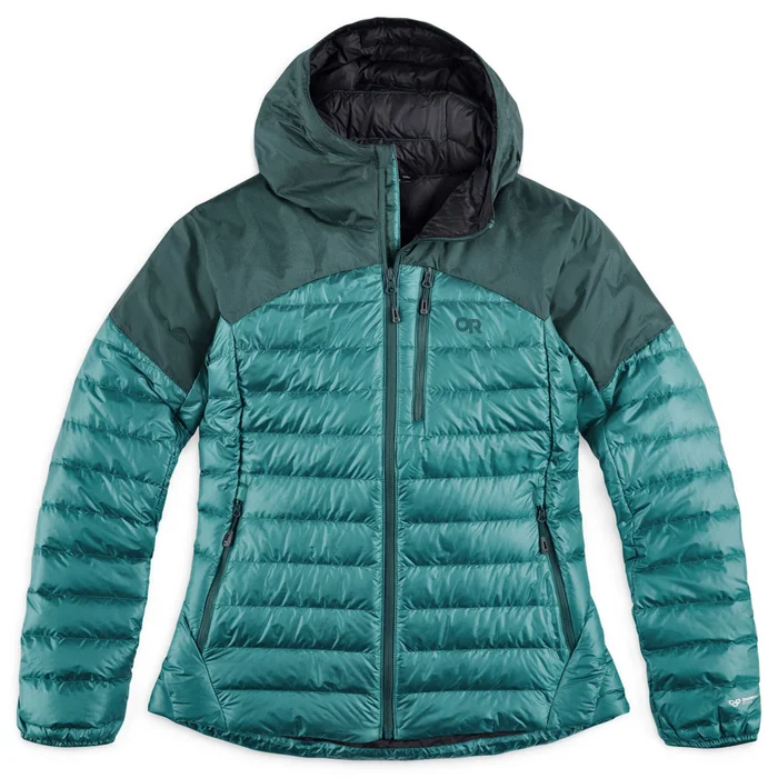 Doudoune u00e0 capuche femme Outdoor Research Helium Down [Taille XS]