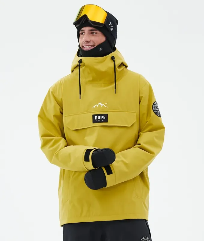 Édition Limitée Dope Blizzard Veste Snowboard Homme Yellow
