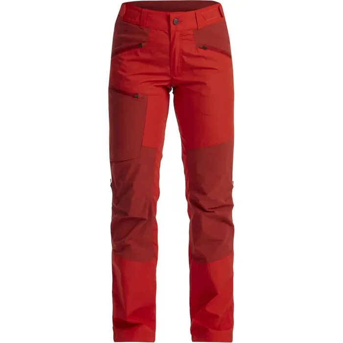 En Vogue Lundhags Makke Lt Ws Pant, pantalon de randonnée, femme, rouge