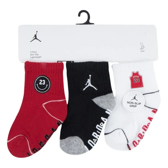 Ensemble de 3 pièces enfant Jordan Icon Patches Gripper [Taille 2/4 ans]
