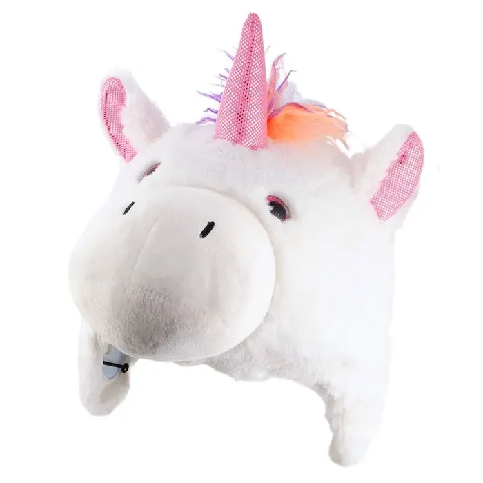 Exclusif Couvre casque peluche Licorne