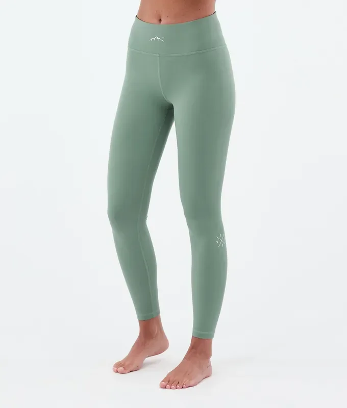 Expédié Aujourd’hui Dope Snuggle W Pantalon thermique Femme 2X-Up Faded Green