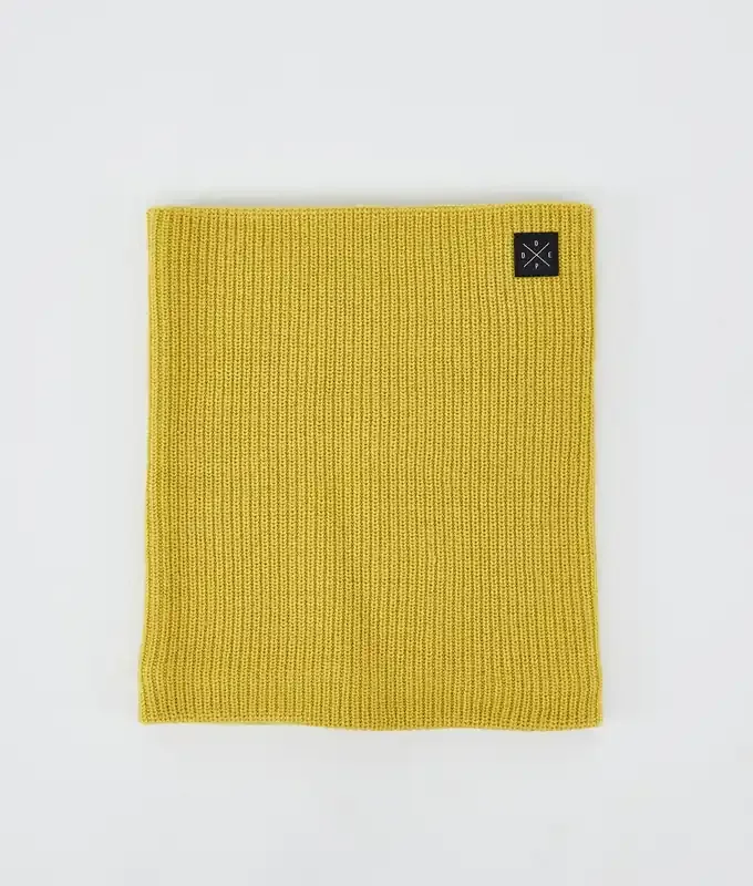Expédition Rapide Dope 2X-Up Knitted Tour de cou Yellow