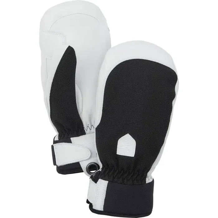 Fait Main Hestra Army Leather Patrol gants de ski, femmes, noir