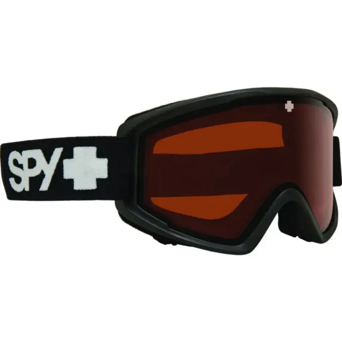 Fait Main Masque de ski junior Spy CRUSHER JR. Black Matte/LL Persimmon