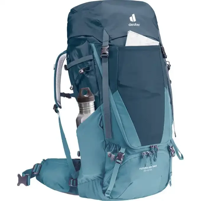 Fait Main Sac à dos Deuter FUTURA AIR TREK 55 + 10 SL marine lake