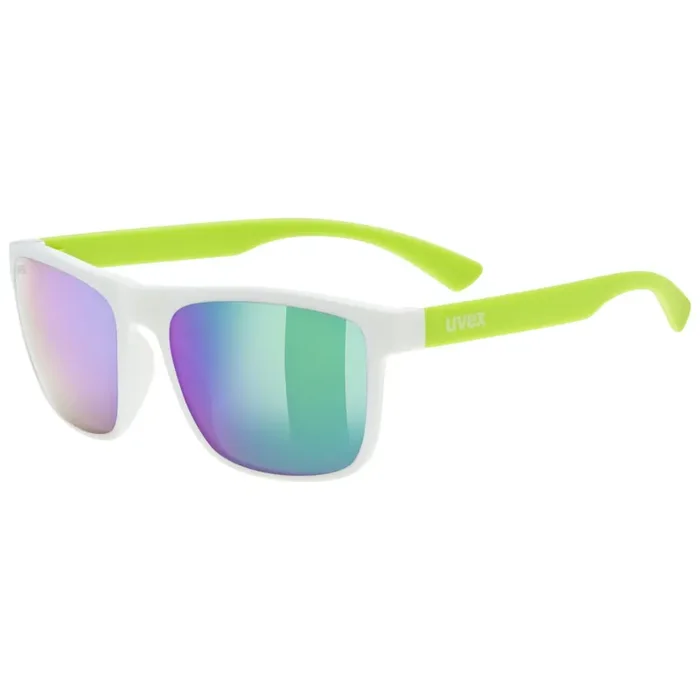 Fait Main Uvex rookie, lunettes de soleil, junior, blanc/vert