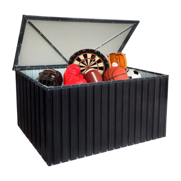 Fornorth Arcón para Exterior 131x78x73cm 610L, Negro