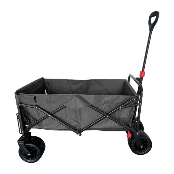 Fornorth Carro de Jardín 115x61x105cm 100kg, negro