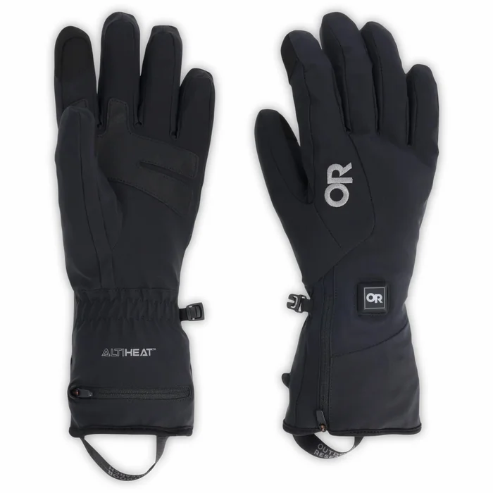Gants chauffants softshell Outdoor Research Sureshot [Taille S]
