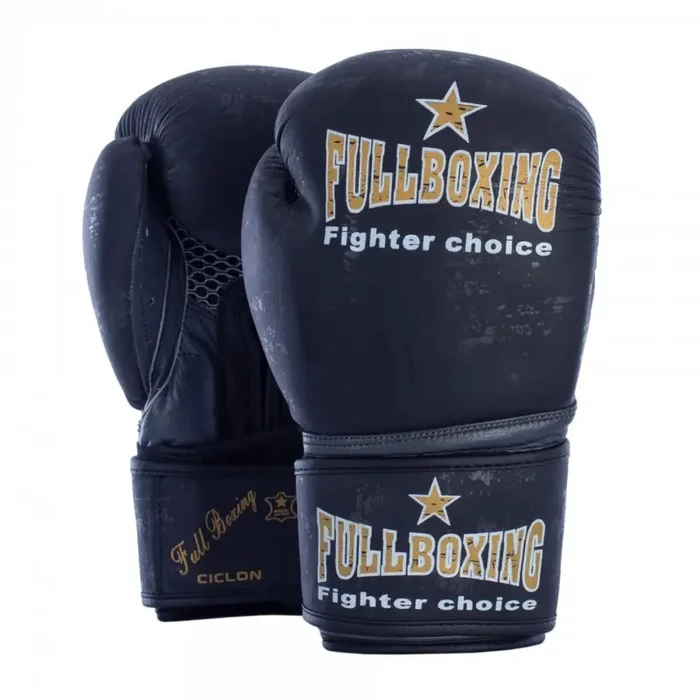 Gants de boxe cuir naturel Fullboxing Ciclon