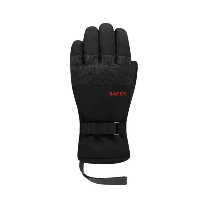 Gants de ski mixte Racer Easy – Black/Black Prix Cassé