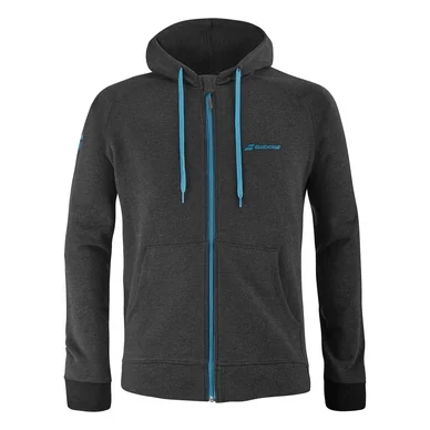 Gilet Babolat Men Exercise Hood Jacket Black Heather