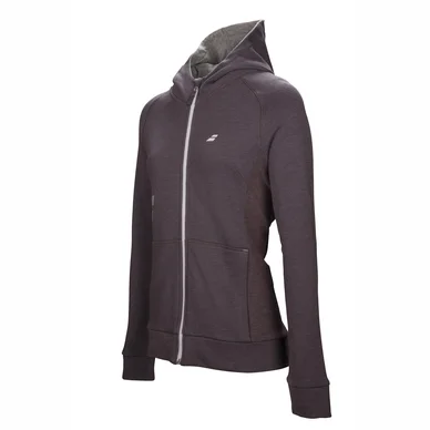 Gilet de Tennis Babolat Core Hood Sweat Women Dark Grey