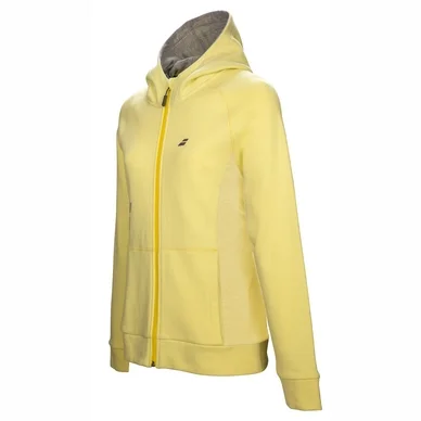 Gilet de Tennis Babolat Core Hood Sweat Women Lime Washed