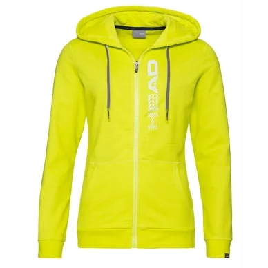 Gilet de Tennis HEAD Women Club Greta Yellow White