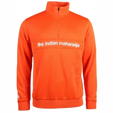 Gilet de Tennis The Indian Maharadja Kids Poly Terry Half Zip IM Orange