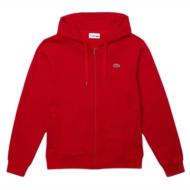 Gilet Lacoste Men SH1551 Hooded Sweatshirt Red Red