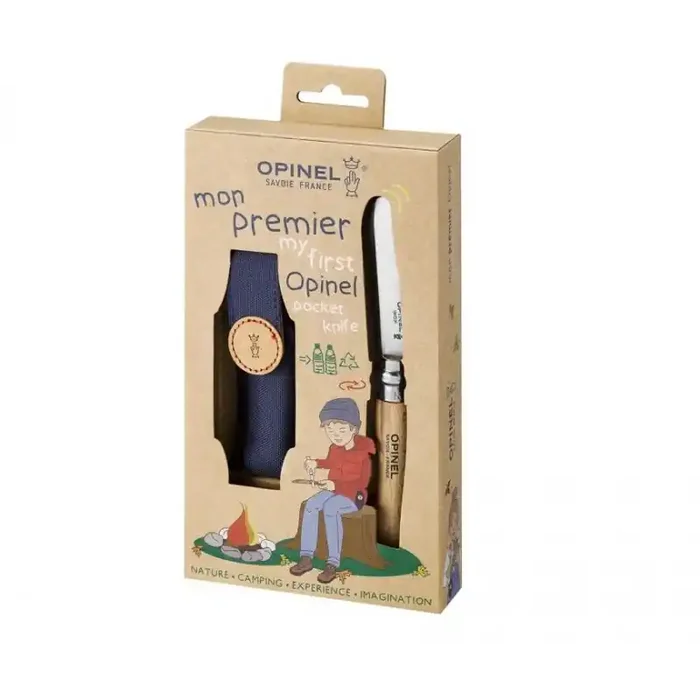 Gros Lot Coffret Mon Premier Opinel Hêtre + étui