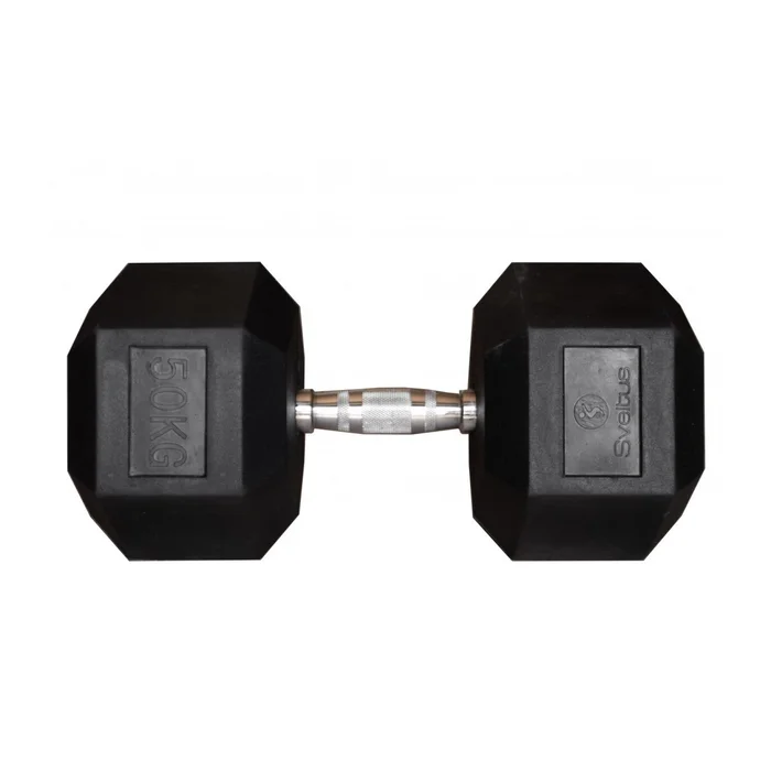 Haltère hexagonale Sveltus [Taille 50 kg]