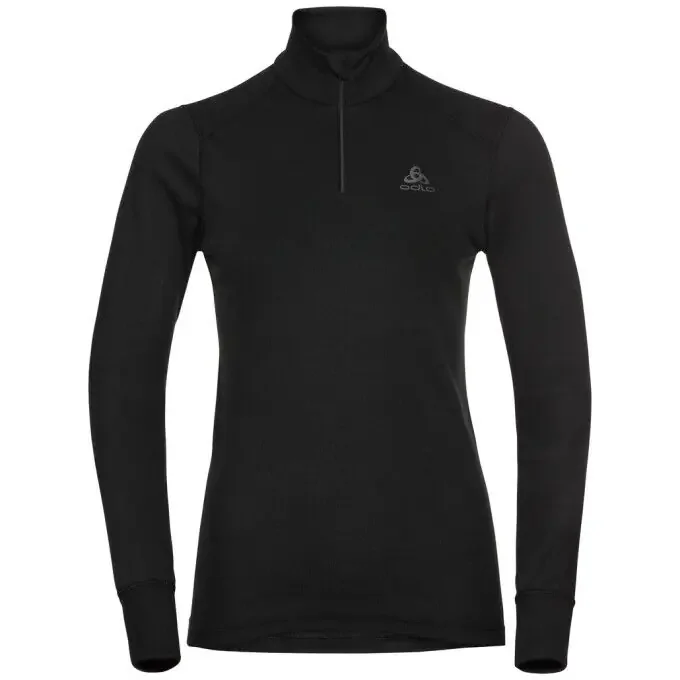 Haut à col montant Odlo ML ½ ZIP ACTIVE WARM ECO Noir Original