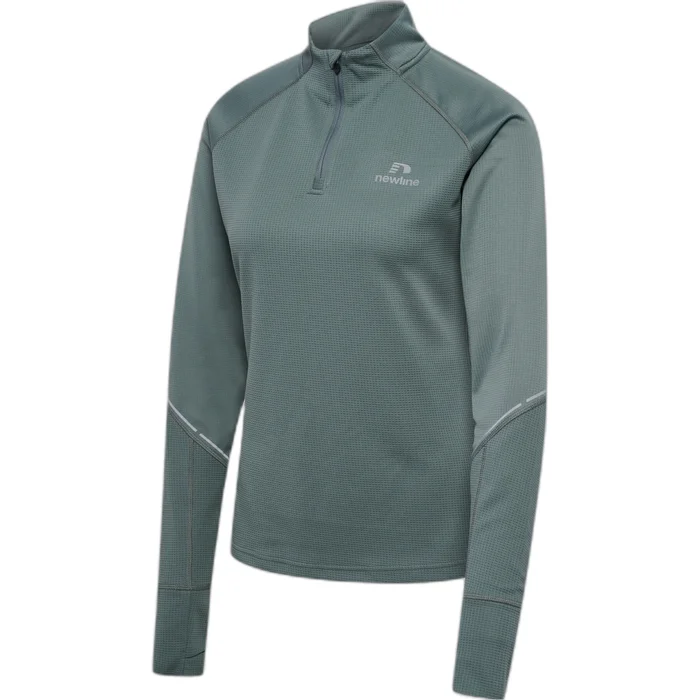 Haut d&rsquo;entrau00eenement 1/4 zippu00e9 femme Newline Power [Taille XS]
