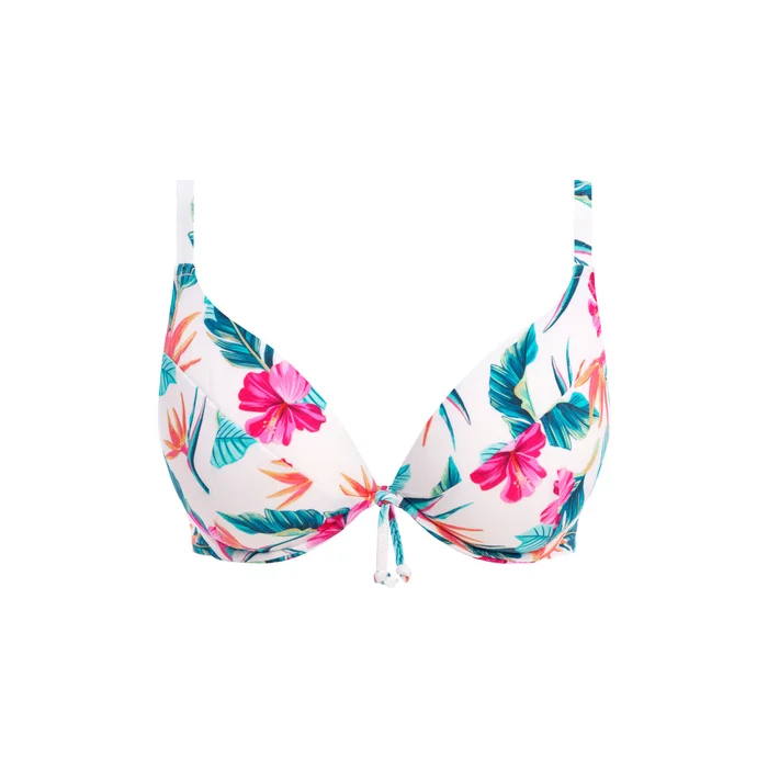 Haut de maillot de bain femme Freya Palm paradise [Taille 80D]