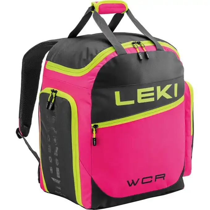 Haute Qualité Sac à chaussures de ski Leki WCR 60L Rose