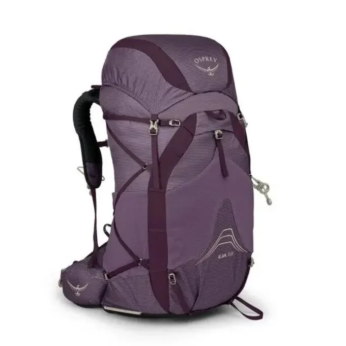 Haute Qualité Sac à dos de randonnée Femme Osprey EJA 58 -Crépuscule violet