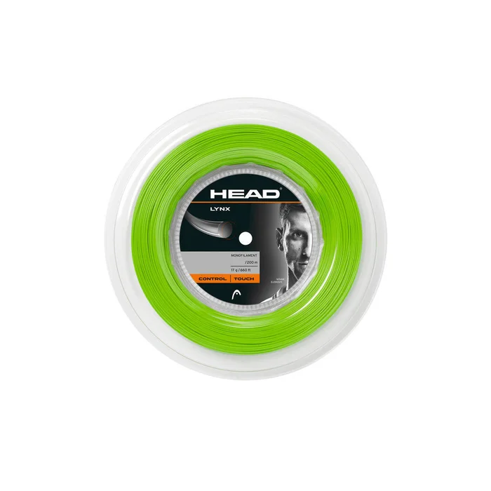 Head Cordaje de tenis Lynx 120 Bobina de 200 m Verde