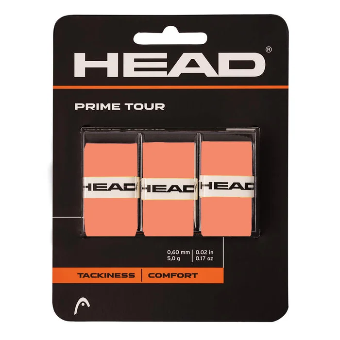 Head Prime Tour Overgrip 3 Pack – Peach