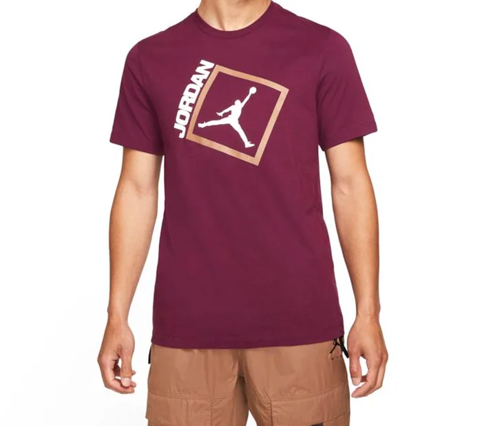 Jordan Jumpman Box Men&rsquo;s Short-Sleeve T-Shirt « Bordeaux »