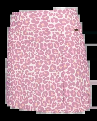 Jupe Deblon Femme Bobby Leopard Dusty Rose