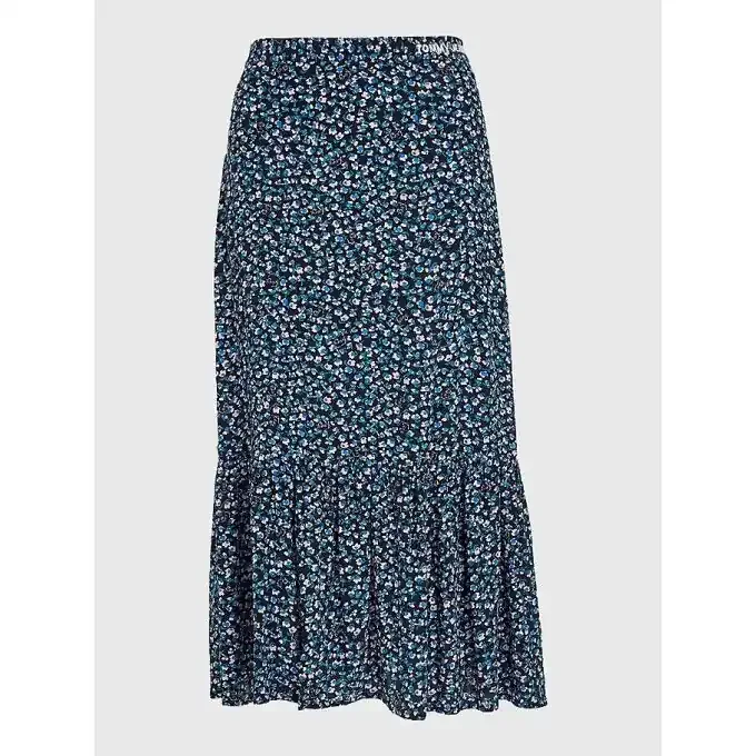 Jusqu’à Épuisement Des Stocks Jupe Tommy Hilfiger TJW DISTY FLORAL MID Blue Ditsy Floral Print