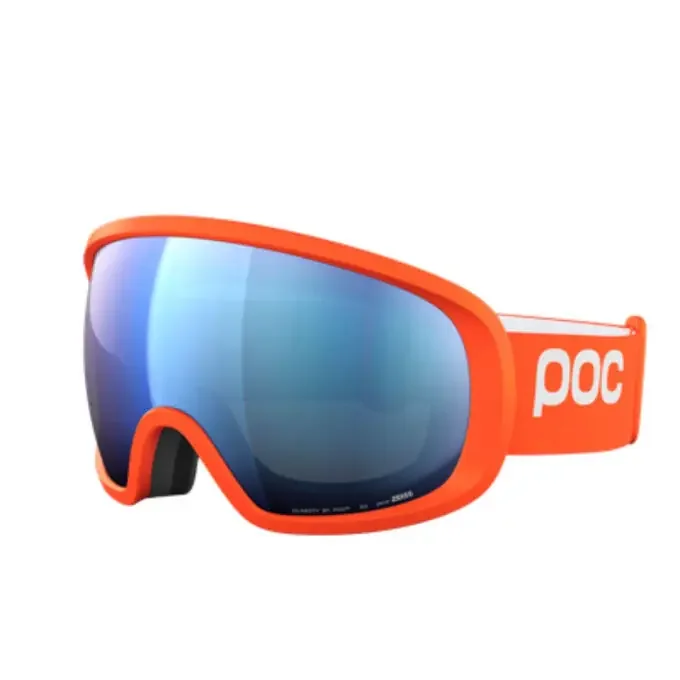 Jusqu’à Épuisement Des Stocks Masque de Ski POC Fovea Zink Orange / Partly Sunny Blue