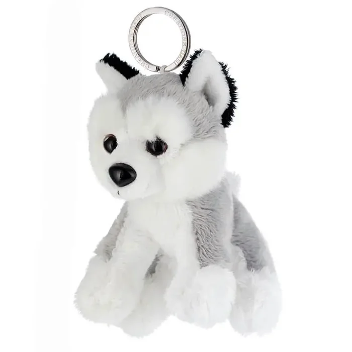 Jusqu’à Épuisement Des Stocks Porte Clefs Peluche Husky Dani Créations