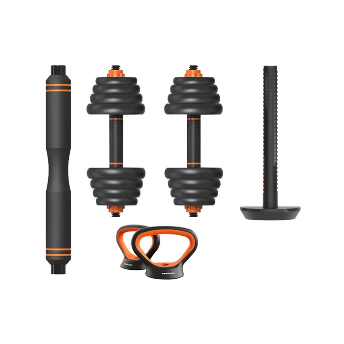 Kit haltère + barre + kettlebell Xiaomi Fed 30 kg