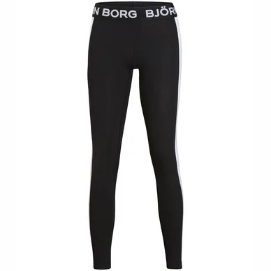 Legging Björn Borg Femme Performance Tights L.A Stripe Black Jet Stream