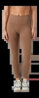Legging Björn Borg Femme Studio Seamless Ribbed Tights Acorn