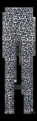 Legging Deblon Femmes Classic High Waistband Leopard Summer Blue