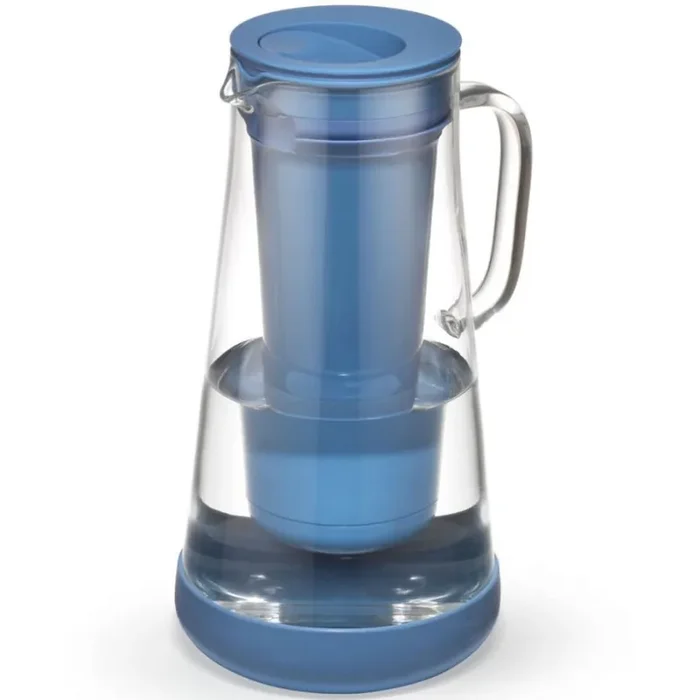 LifeStraw Home 7-Cup Glass Silicone Pitcher, Carafe, Bleu Super Prix
