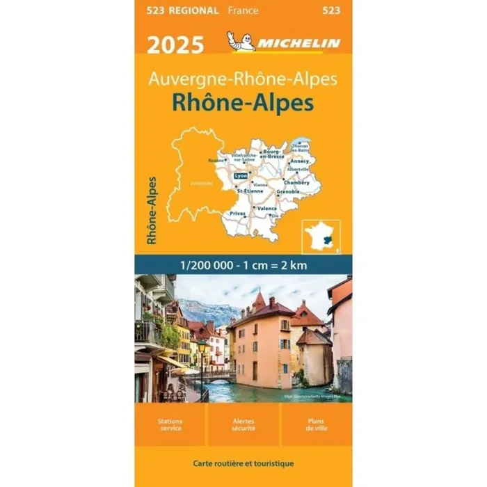 Livraison Express Carte Régionale Rhône-Alpes