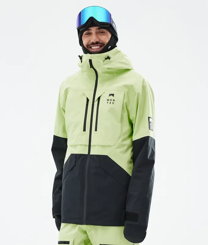 Livraison Express Montec Arch Veste Snowboard Homme Faded Neon/Black