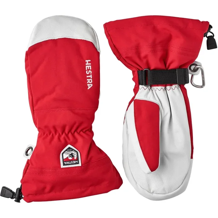 Livraison Gratuite Hestra Army Leather Heli Ski, gants de ski, rouge